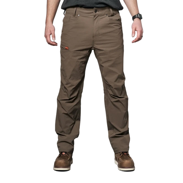 brunt-mens-the-costello-tech-pant-brown-front-workwear-wearhouse-work-boots-apparel-safety-gear
