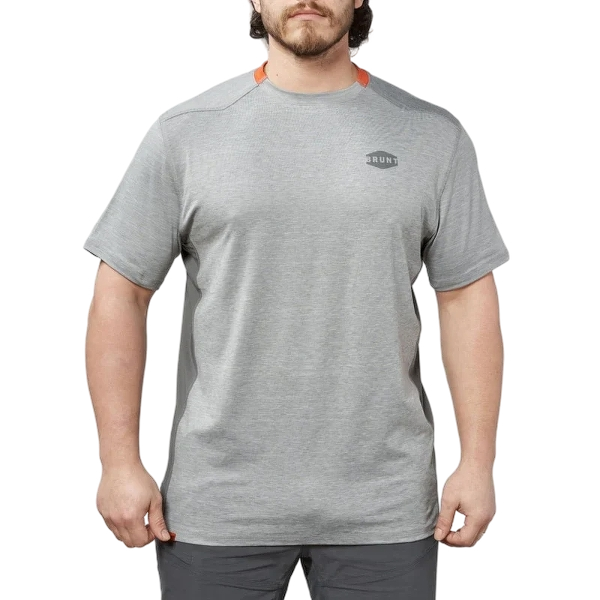 brunt-mens-the-mckenna-tech-short-sleeve-shirt-grey-front-workwear-wearhouse-work-boots-apparel-safety-gear

