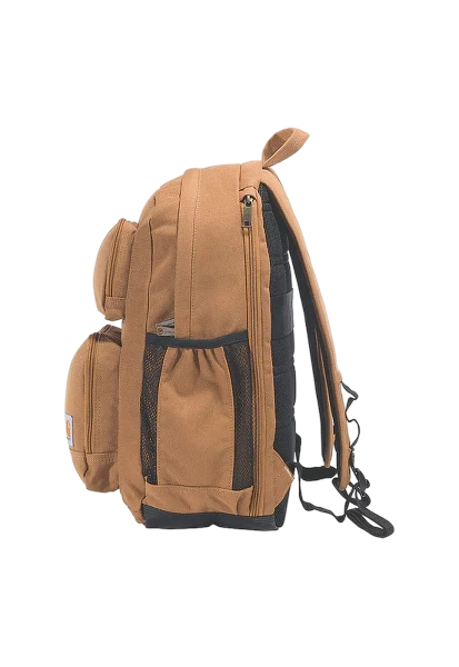 carhartt-28l-dual-compartment-backpack-left-crahrtt-brown-workwear-wearhouse-work-boots-apparel-safety-gear

