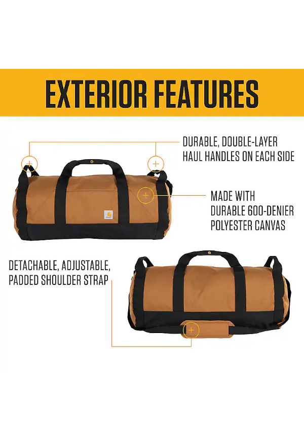 carhartt-40l-classic-round-duffel-features-workwear-wearhouse-work-boots-apparel-safety-gear
