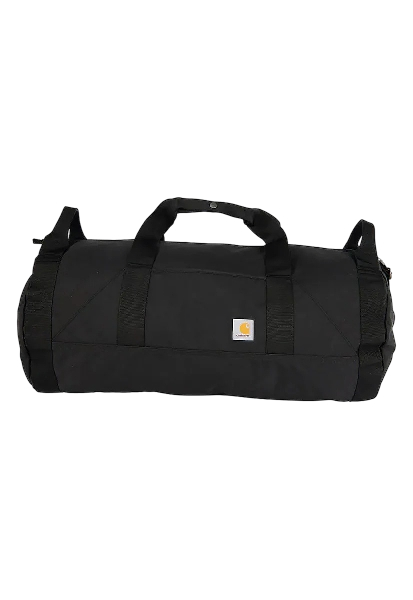 carhartt-40l-classic-round-duffel-front-black-workwear-wearhouse-work-boots-apparel-safety-gear
