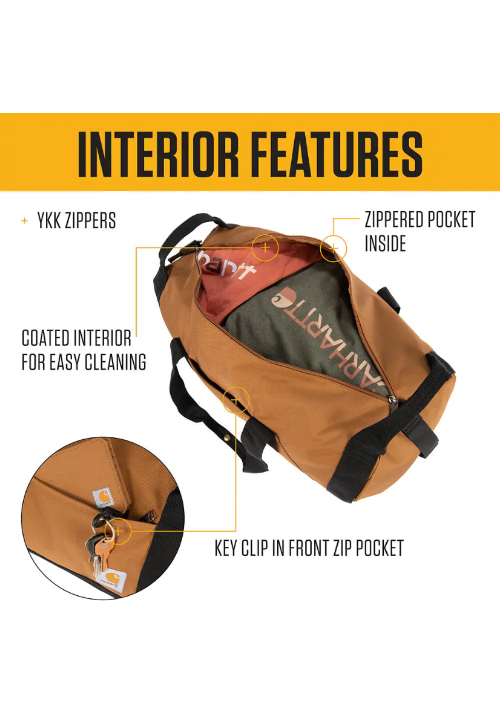 carhartt-40l-classic-round-duffel-interior-features-workwear-wearhouse-work-boots-apparel-safety-gear
