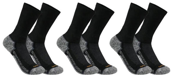 carhartt-force-midweight-crew-sock-3-pack-black-workwear-wearhouse-work-boots-apparel-safety-gear
