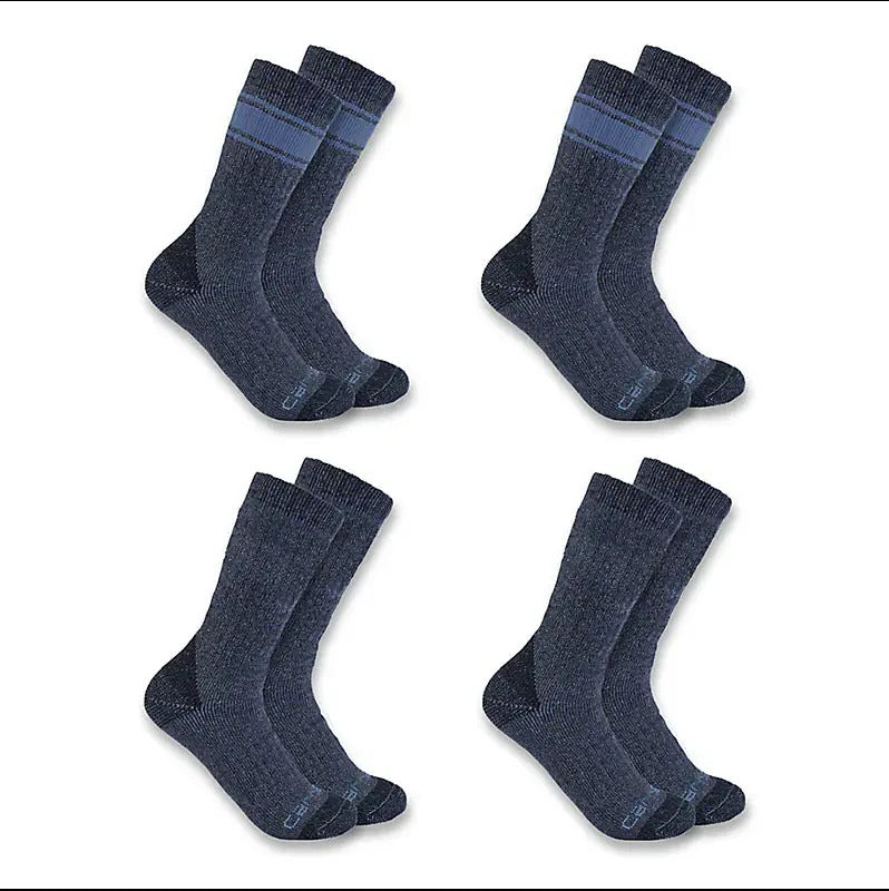 carhartt-heavyweight-crew-sock-4-pack-navy-workwear-wearhouse-work-boots-apparel-safety-gear
