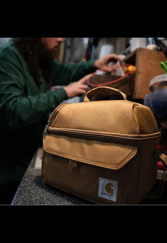 carhartt-insulated-12-can-two-compartment-lunch-cooler-use-workwear-wearhouse-work-boots-apparel-safety-gear
