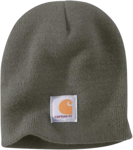 carhartt-knit-beanie-dusty-olive-workwear-wearhouse-work-boots-apparel-safety-gear
