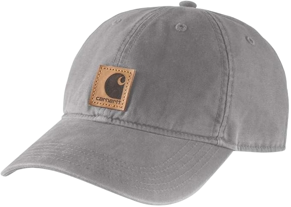carhartt-mens-canvas-cap-asphalt-workwear-wearhouse-work-boots-apparel-safety-gear
