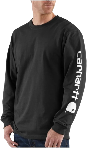 carhartt-mens-dearborn-loose-ls-logo-t-shirt-black-workwear-wearhouse-work-boots-apparel-safety-gear
