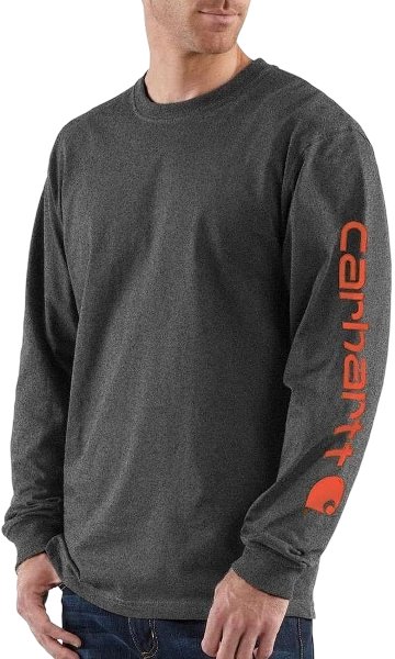 carhartt-mens-dearborn-loose-ls-logo-t-shirt-carbon-workwear-wearhouse-work-boots-apparel-safety-gear
