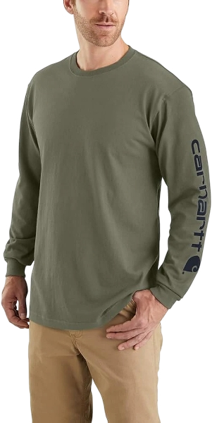 carhartt-mens-dearborn-loose-ls-logo-t-shirt-dusty-olive-workwear-wearhouse-work-boots-apparel-safety-gear
