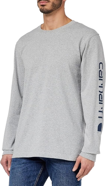 carhartt-mens-dearborn-loose-ls-logo-t-shirt-heather-grey-workwear-wearhouse-work-boots-apparel-safety-gear
