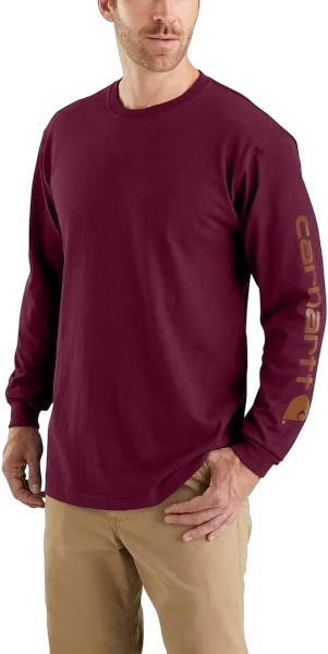 carhartt-mens-dearborn-loose-ls-logo-t-shirt-port-workwear-wearhouse-work-boots-apparel-safety-gear
