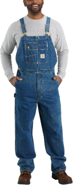 carhartt-mens-denim-bib-overall-front-workwear-wearhouse-work-boots-apparel-safety-gear
