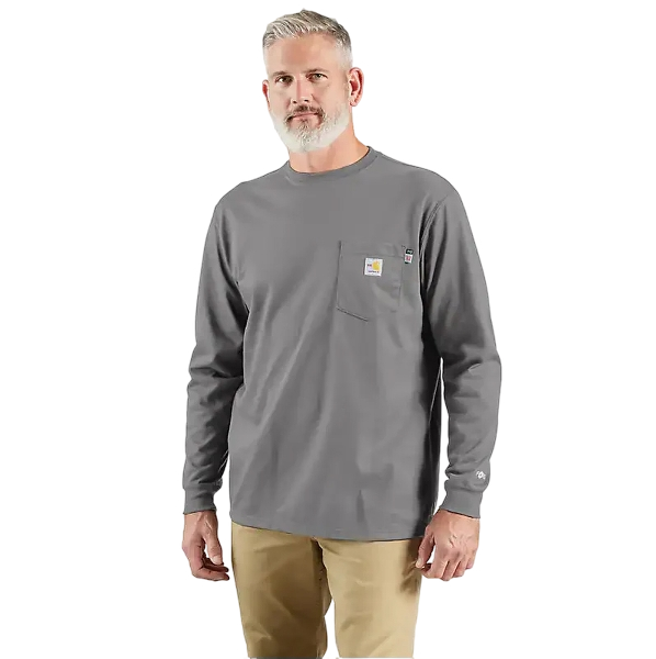 carhartt-mens-flame-resistant-cotton-long-sleeve-t-shirt-asphalt-workwear-wearhouse-work-boots-apparel-safety-gear
