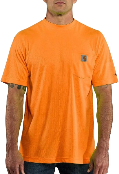 carhartt-mens-force-color-enhanced-t-shirt-brite-orange-workwear-wearhouse-work-boots-apparel-safety-gear
