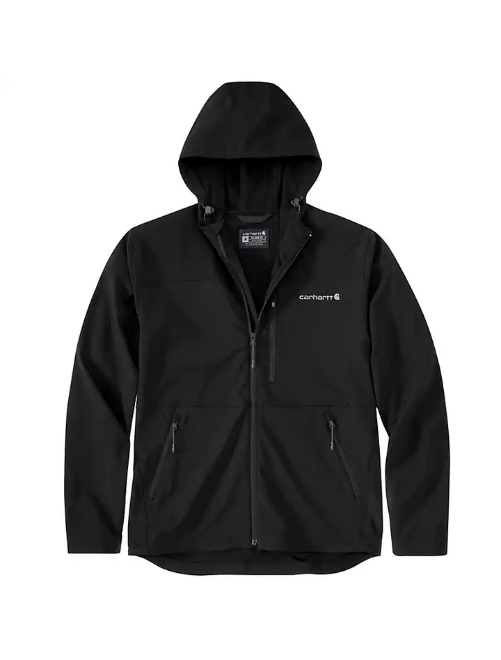 carhartt-mens-force-phoenix-jacket-black-front-workwear-wearhouse-work-boots-apparel-safety-gear
