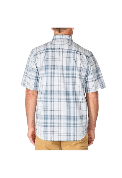 carhartt-mens-fort-loose-fit-ss-plaid-shirt-back-blue-aura-workwear-wearhouse-work-boots-apparel-safety-gear
