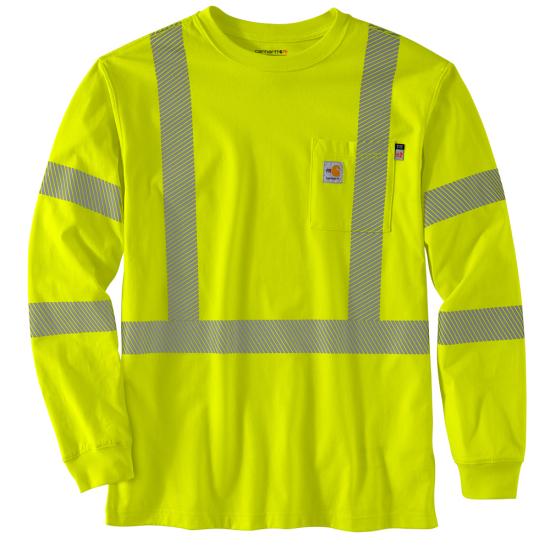 carhartt-mens-fr-hv-force-class-3-t-shirt-workwear-wearhouse-work-boots-apparel-safety-gear

