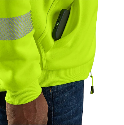 carhartt-mens-hv-thermal-lined-full-zip-class-3-sweatshirt-brite-lime-pocket-workwear-wearhouse-work-boots-apparel-safety-gear
