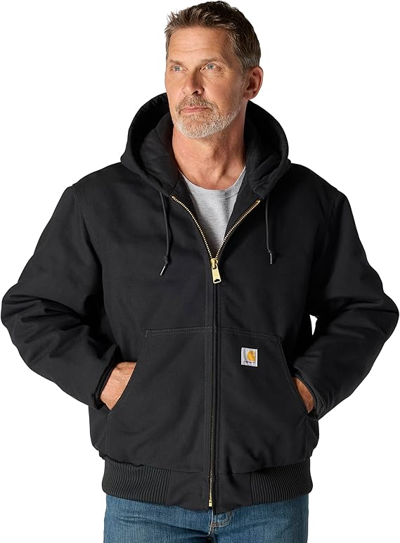 carhartt-mens-iconic-j140-firm-duck-active-jac-front-black-workwear-wearhouse-work-boots-apparel-safety-gear
