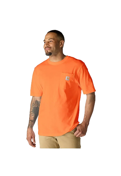 carhartt-mens-iconic-k87-pocket-t-shirt-brite-orange-workwear-wearhouse-work-boots-apparel-safety-gear

