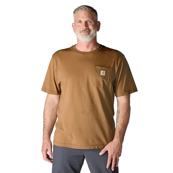 carhartt-mens-iconic-k87-pocket-t-shirt-brown-workwear-wearhouse-work-boots-apparel-safety-gear
