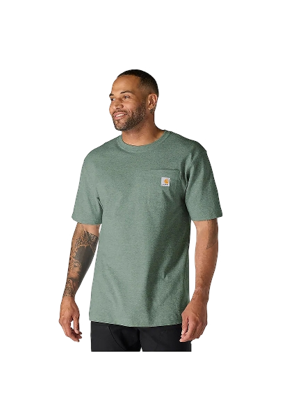 carhartt-mens-iconic-k87-pocket-t-shirt-green-slate-workwear-wearhouse-work-boots-apparel-safety-gear
