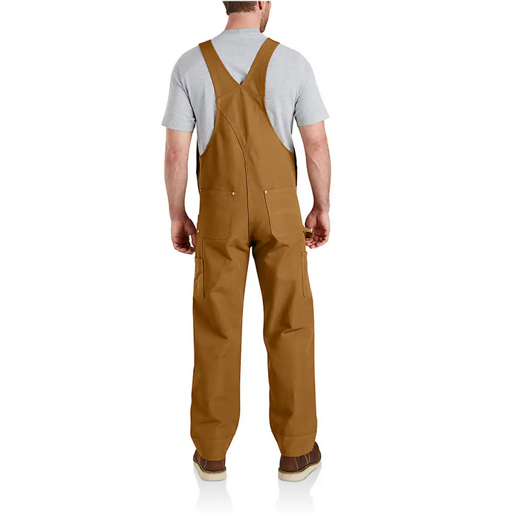 carhartt-mens-iconic-r01-duck-bib-overall-back-carhartt-brown-workwear-wearhouse-work-boots-apparel-safety-gear
