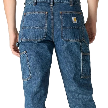 carhartt-mens-loose-straight-denim-dungaree-workwear-wearhouse-work-boots-apparel-safety-gear
