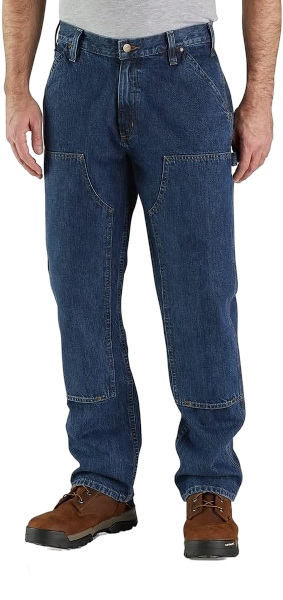 carhartt-mens-loose-straight-double-front-denim-dungaree-front-workwear-wearhouse-work-boots-apparel-safety-gear
