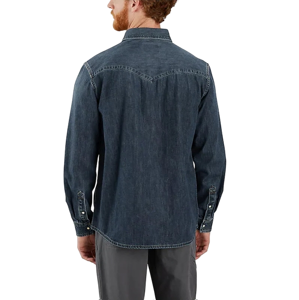 carhartt-mens-montana-denim-relaxed-ls-shirt-back-workwear-wearhouse-work-boots-apparel-safety-gear
