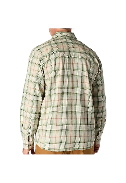 carhartt-mens-montana-rugged-flex-relaxed-fit-lightweight-long-sleeve-snap-front-plaid-shirt-back-oatmilk-workwear-wearhouse-work-boots-apparel-safety-gear
