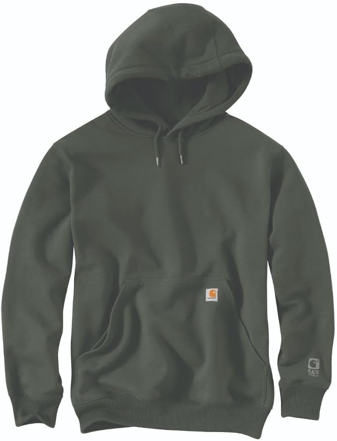 carhartt-mens-rain-defender-paxton-sweatshirt-front-forestry-green-workwear-wearhouse-work-boots-apparel-safety-gear
