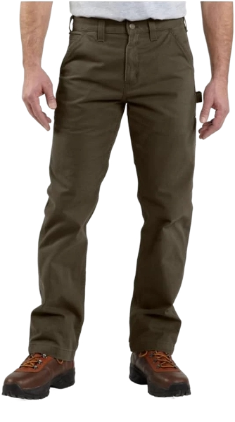 carhartt-mens-relaxed-straight-twill-dungaree-dark-coffee-front-workwear-wearhouse-work-boots-apparel-safety-gear
