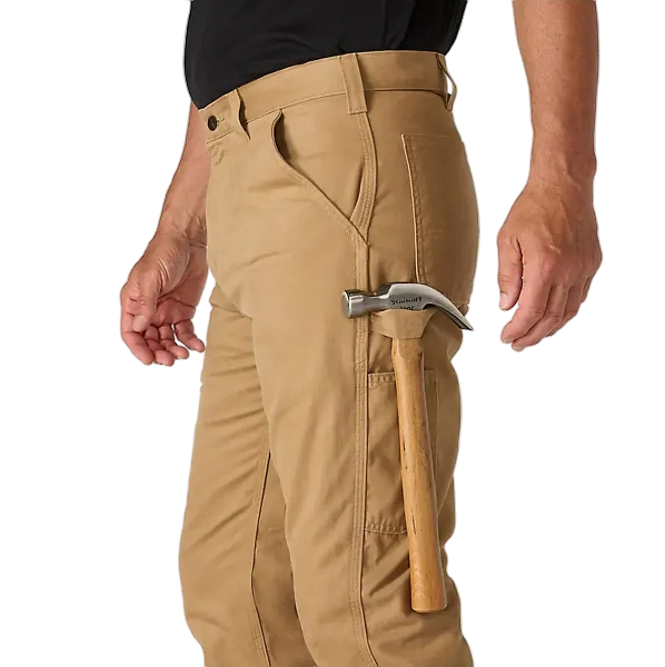 carhartt-mens-relaxed-straight-twill-dungaree-dark-khaki-left-workwear-wearhouse-work-boots-apparel-safety-gear
