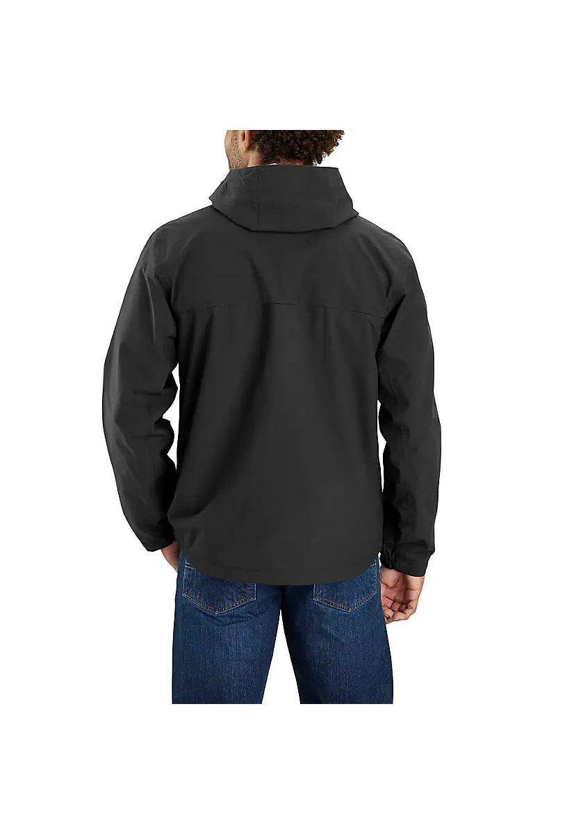 carhartt-mens-storm-defender-waterproof-jacket-back-black-workwear-wearhouse-work-boots-apparel-safety-gear
