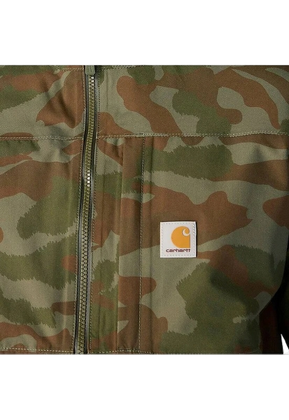 carhartt-mens-storm-defender-waterproof-jacket-pocket-army-green-camo-workwear-wearhouse-work-boots-apparel-safety-gear
