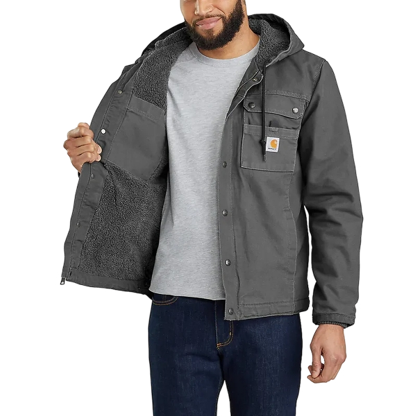 carhartt-mens-washed-duck-bartlett-jacket-gravel-left-workwear-wearhouse-work-boots-apparel-safety-gear
