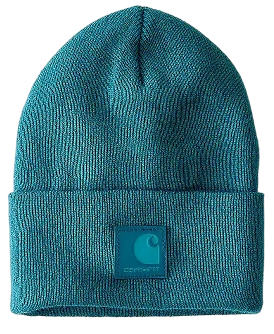 carhartt-tonal-patch-beanie-transformative-teal-workwear-wearhouse-work-boots-apparel-safety-gear
