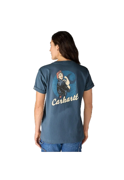carhartt-womens-dearborn-rosie-loose-t-shirt-iron-blue-back-workwear-wearhouse-work-boots-apparel-safety-gear
