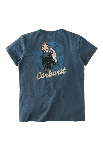 carhartt-womens-dearborn-rosie-loose-t-shirt-iron-blue-full-workwear-wearhouse-work-boots-apparel-safety-gear
