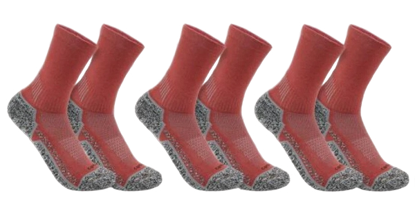 carhartt-womens-force-midweight-crew-sock-3-pack-apple-butter-workwear-wearhouse-work-boots-apparel-safety-gear
