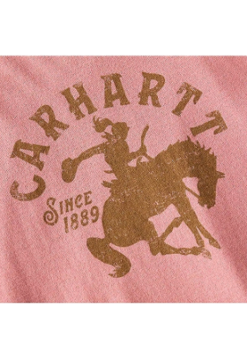 carhartt-womens-irvine-relaxed-horse-t-shirt-rose-tint-logo-workwear-wearhouse-work-boots-apparel-safety-gear
