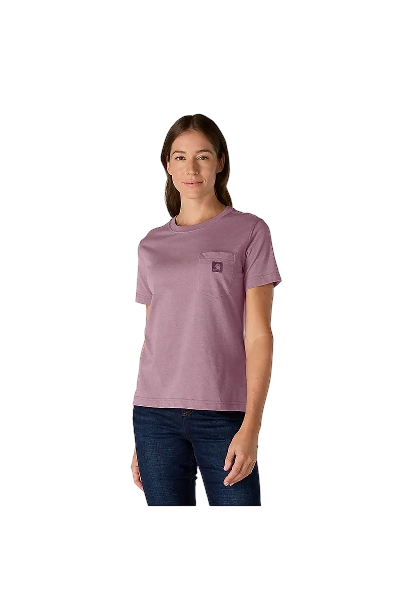 carhartt-womens-irvine-relaxed-t-shirt-ash-berry-front-workwear-wearhouse-work-boots-apparel-safety-gear
