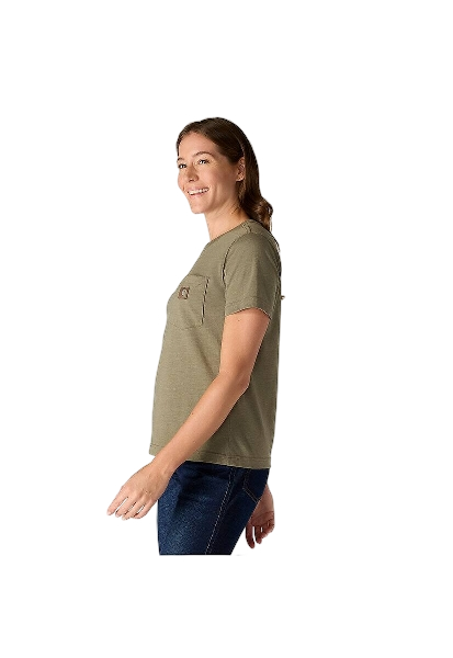 carhartt-womens-irvine-relaxed-t-shirt-dusty-olive-left-workwear-wearhouse-work-boots-apparel-safety-gear
