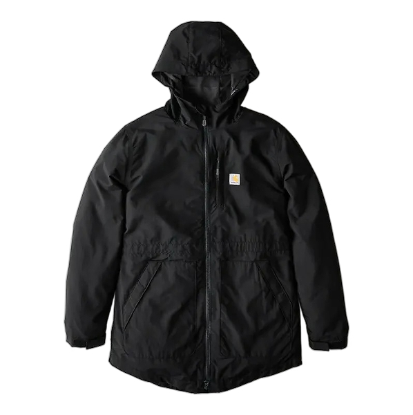 carhartt-womens-rockford-coat-front-black-workwear-wearhouse-work-boots-apparel-safety-gear
