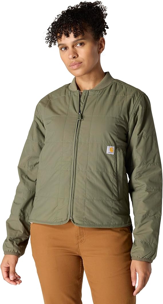 carhartt-womens-rockford-insulated-jacket-front-dusty-olive-workwear-wearhouse-work-boots-apparel-safety-gear
