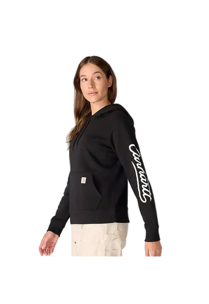 carhartt-womens-sawyer-script-logo-sweatshirt-left-black-workwear-wearhouse-work-boots-apparel-safety-gear
