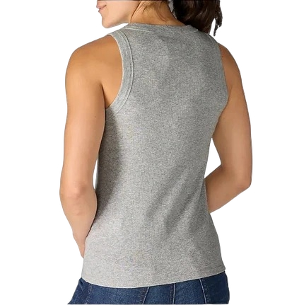 carhartt-womens-tencel-fiber-series-fitted-ribbed-tank-back-heather-grey-workwear-wearhouse-work-boots-apparel-safety-gear
