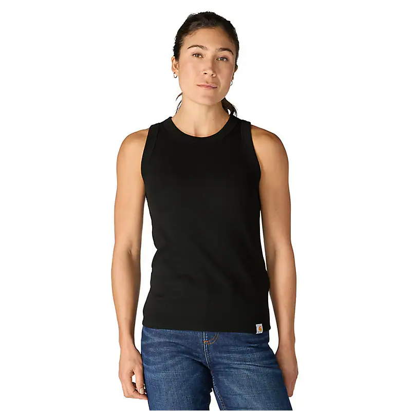 carhartt-womens-tencel-fiber-series-fitted-ribbed-tank-workwear-wearhouse-work-boots-apparel-safety-gear